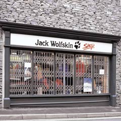 Shop Window Security Grille